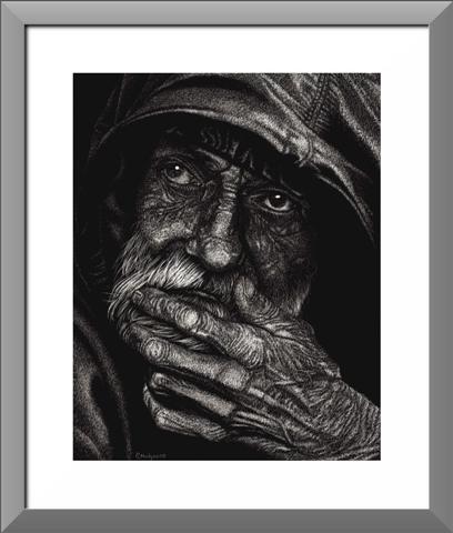 No fish today (Small) with frame